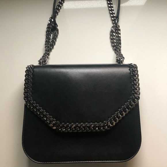 Stella Mccartney Black Falabella Box Bag - Picture 1 of 11
